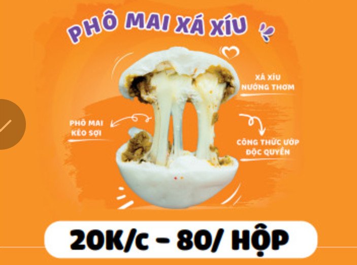 Bánh Bao Phô Mai Xá Xíu